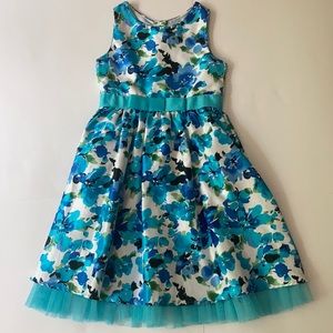 EMILY WEST GIRLS FLOWERED DRESS size 10